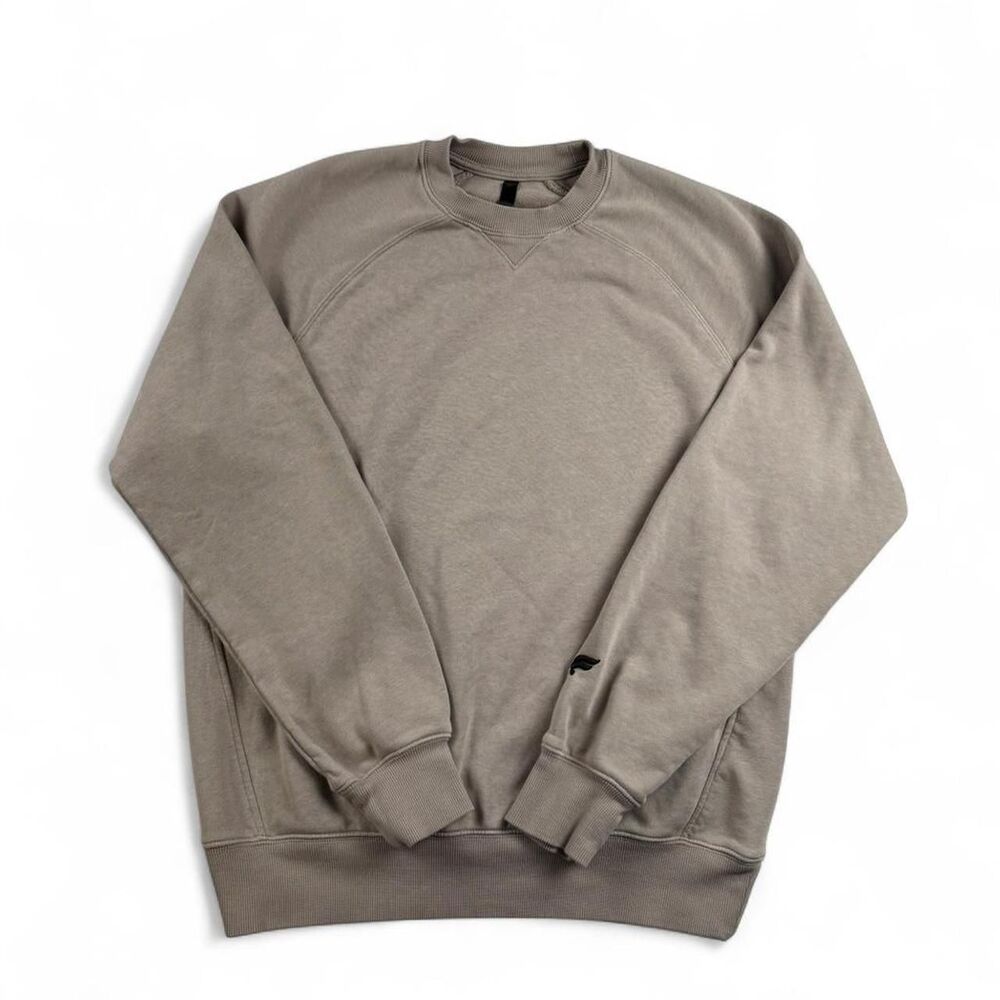 Fabletics Beige Crewneck Sweatshirt - Women’s Small - Neutral Athleisure